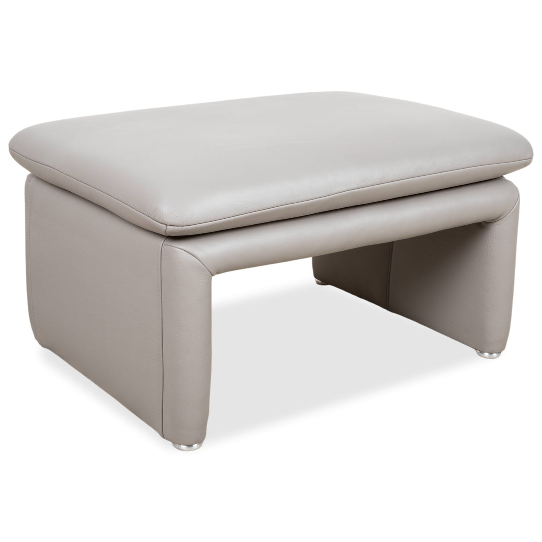 Koinor Leder Hocker Grau