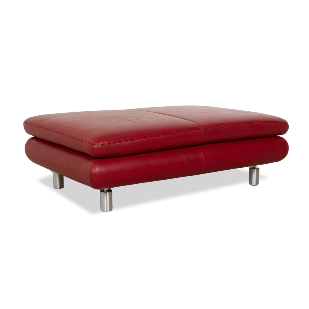 Koinor Leder Hocker Rot