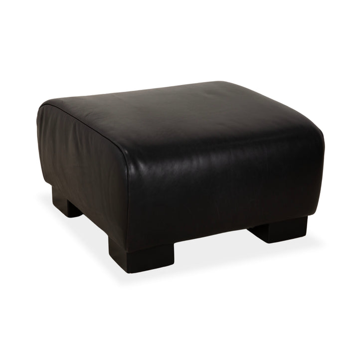 Koinor Leder Hocker Schwarz