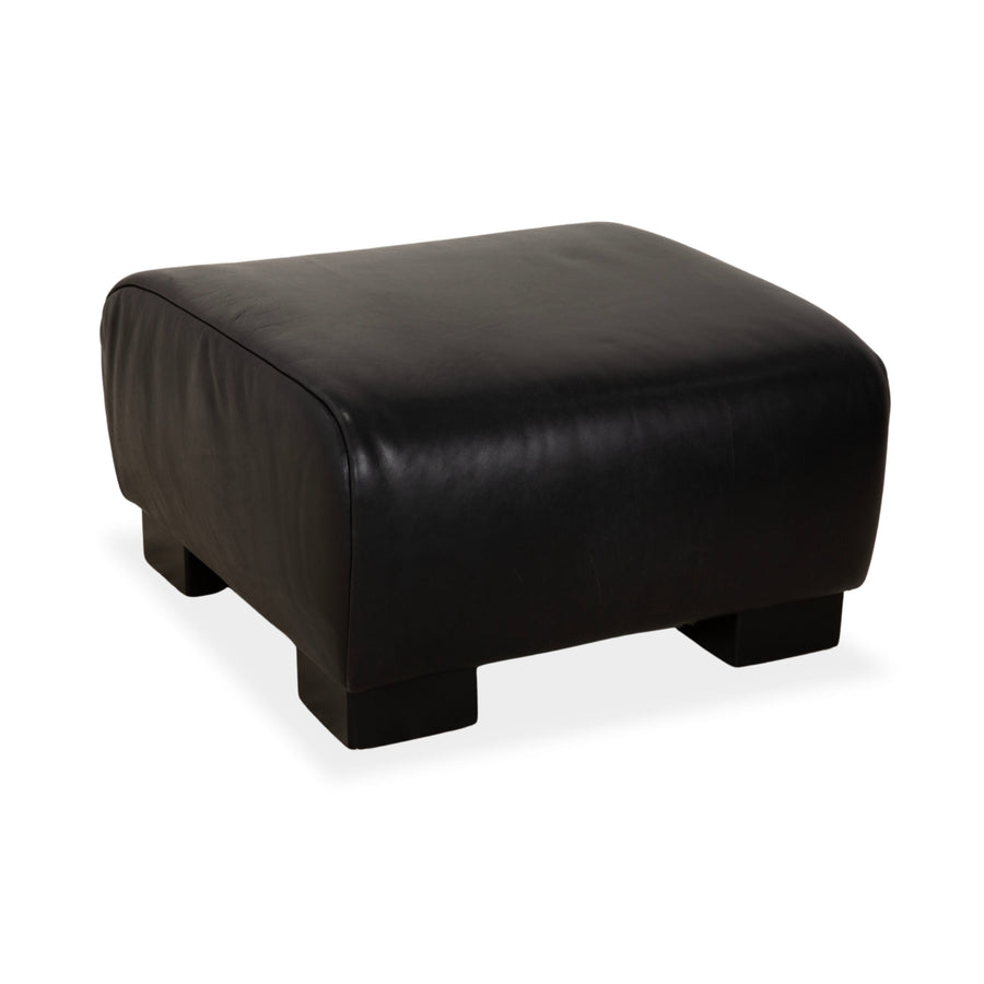 Koinor Leder Hocker Schwarz