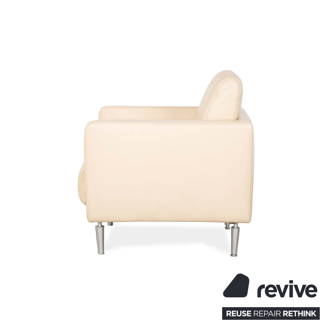 Fauteuil en cuir Koinor Crème Beige Sable
