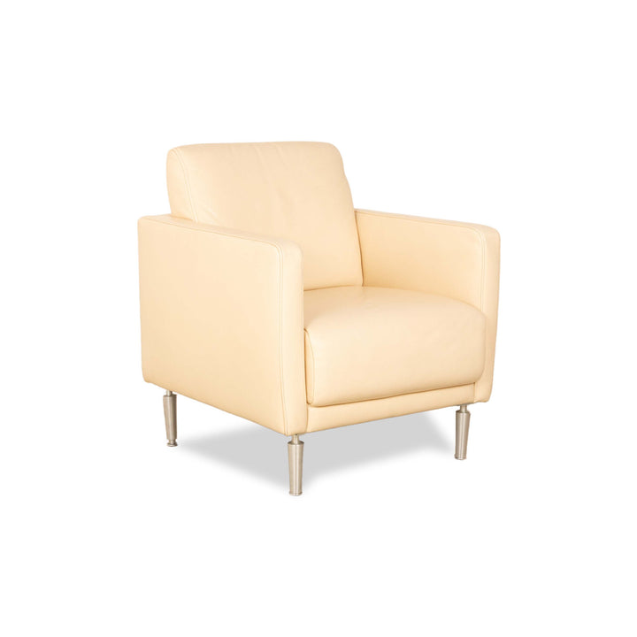 Fauteuil en cuir Koinor Crème Beige Sable