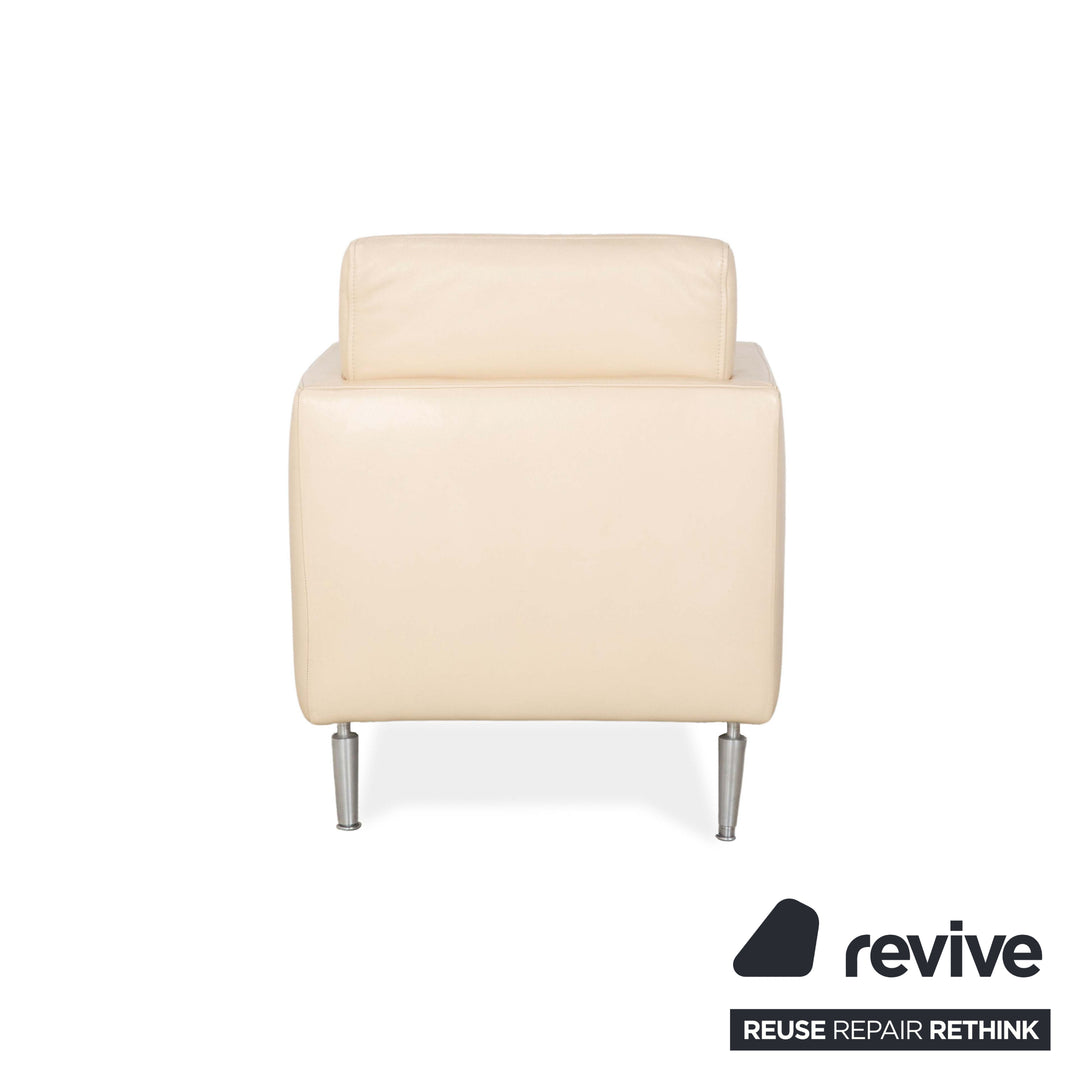 Fauteuil en cuir Koinor Crème Beige Sable