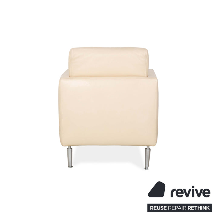 Fauteuil en cuir Koinor Crème Beige Sable
