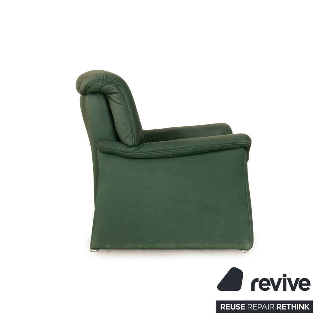 Koinor leather armchair set green