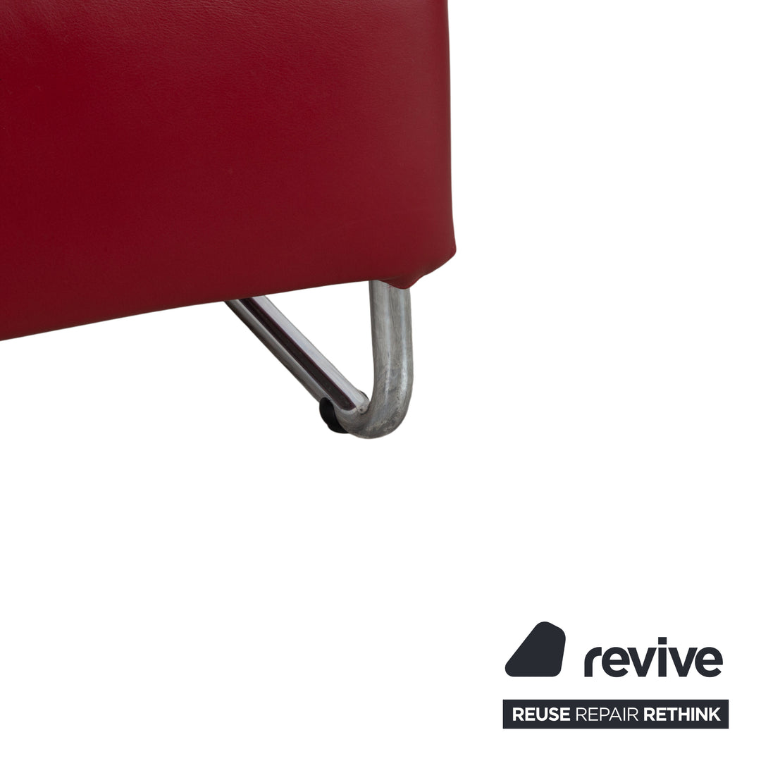 Koinor Leder Sessel Rot