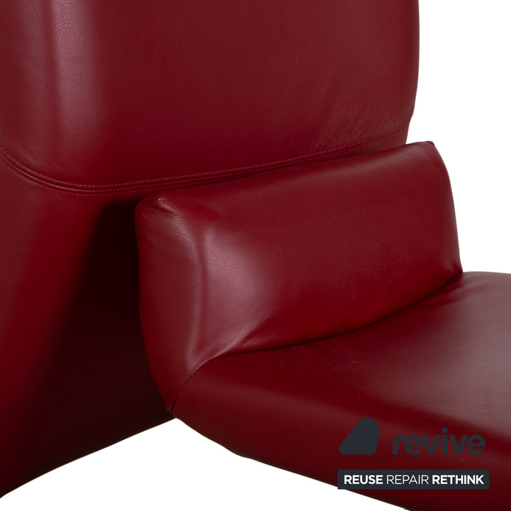 Koinor Leder Sessel Rot