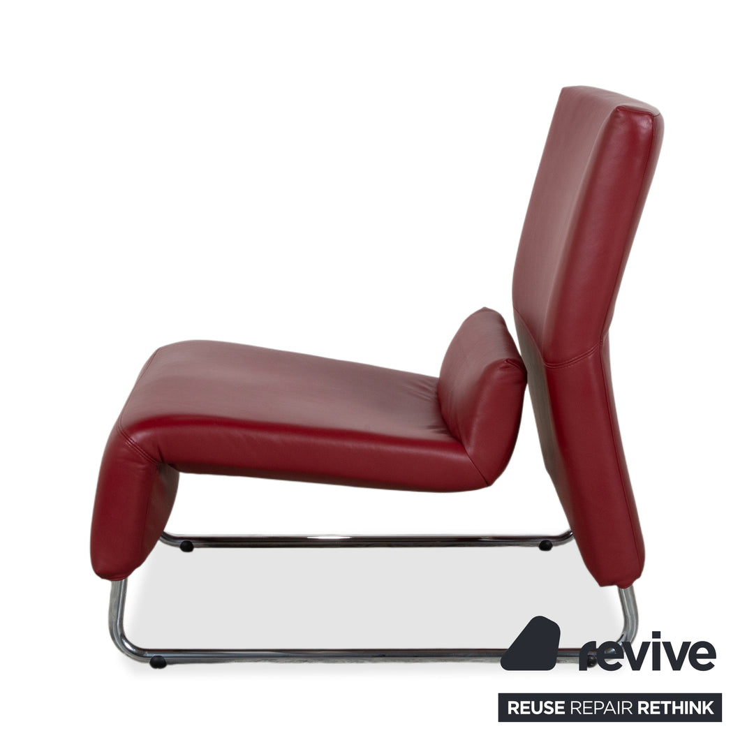Koinor Leder Sessel Rot