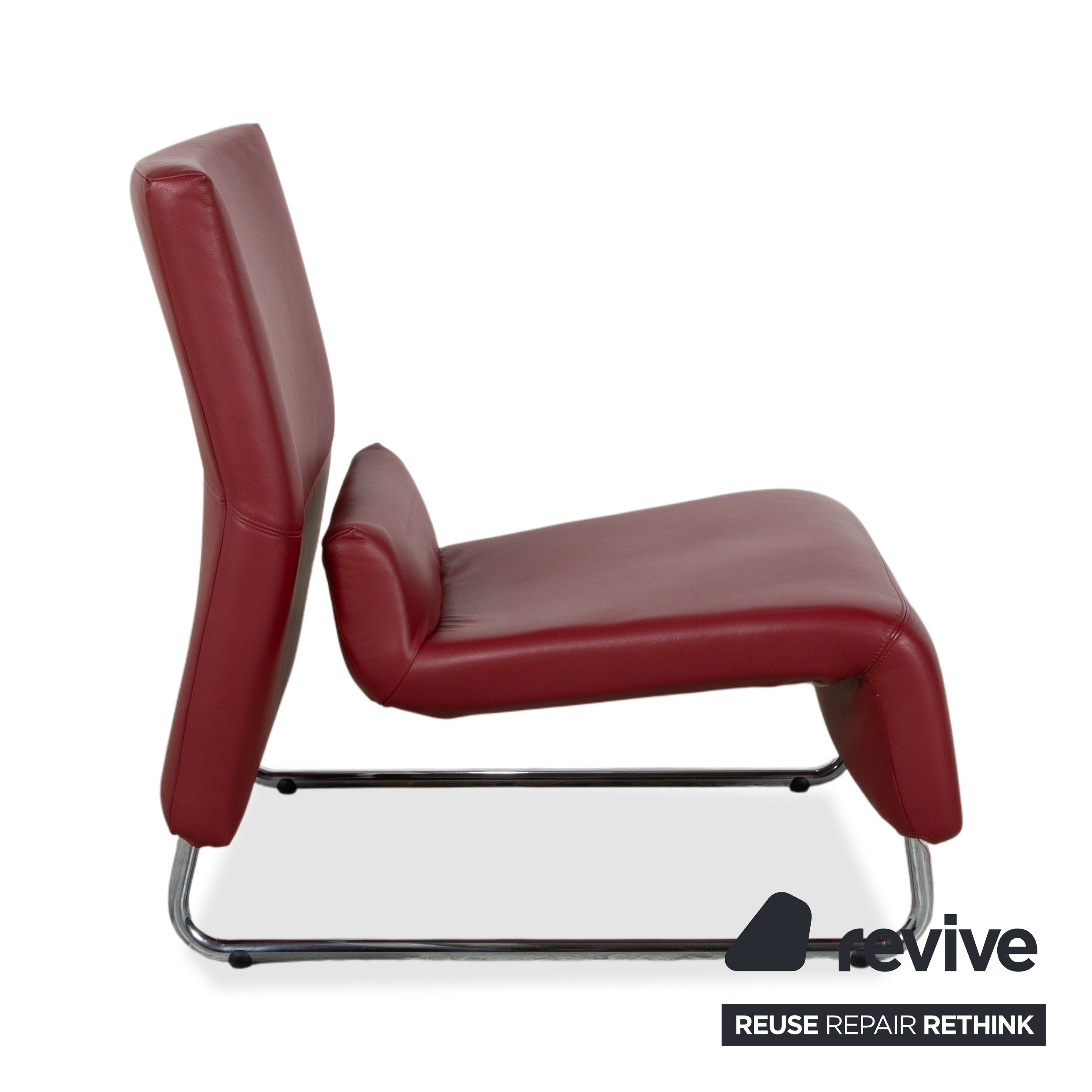 Koinor Leather Armchair Red