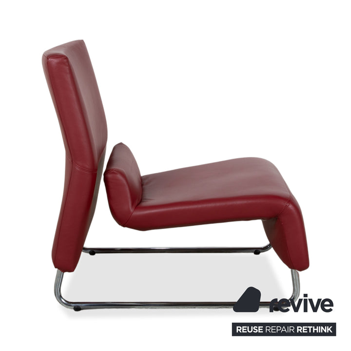 Koinor Leder Sessel Rot