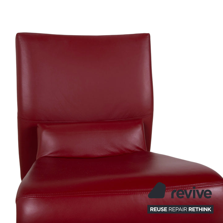 Koinor Leder Sessel Rot