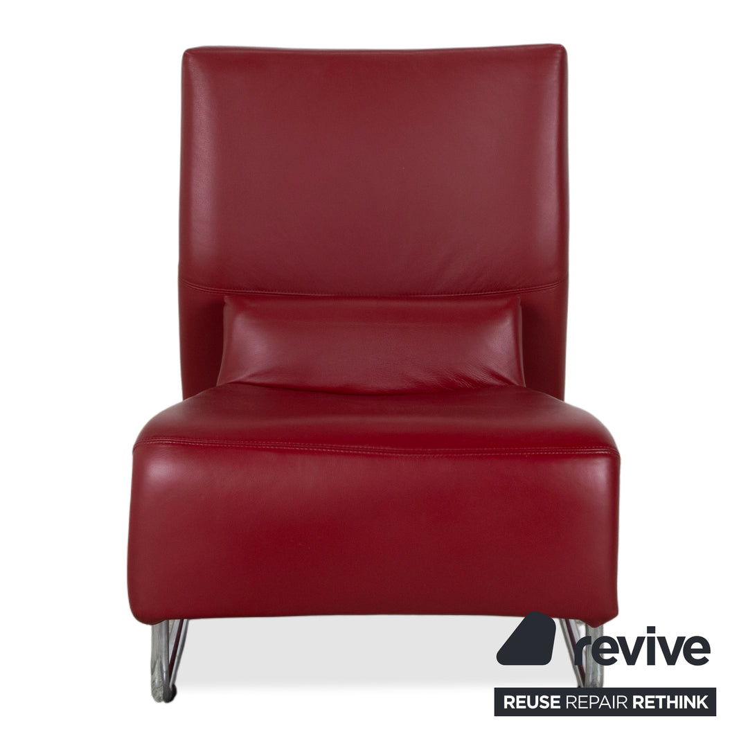 Koinor Leder Sessel Rot