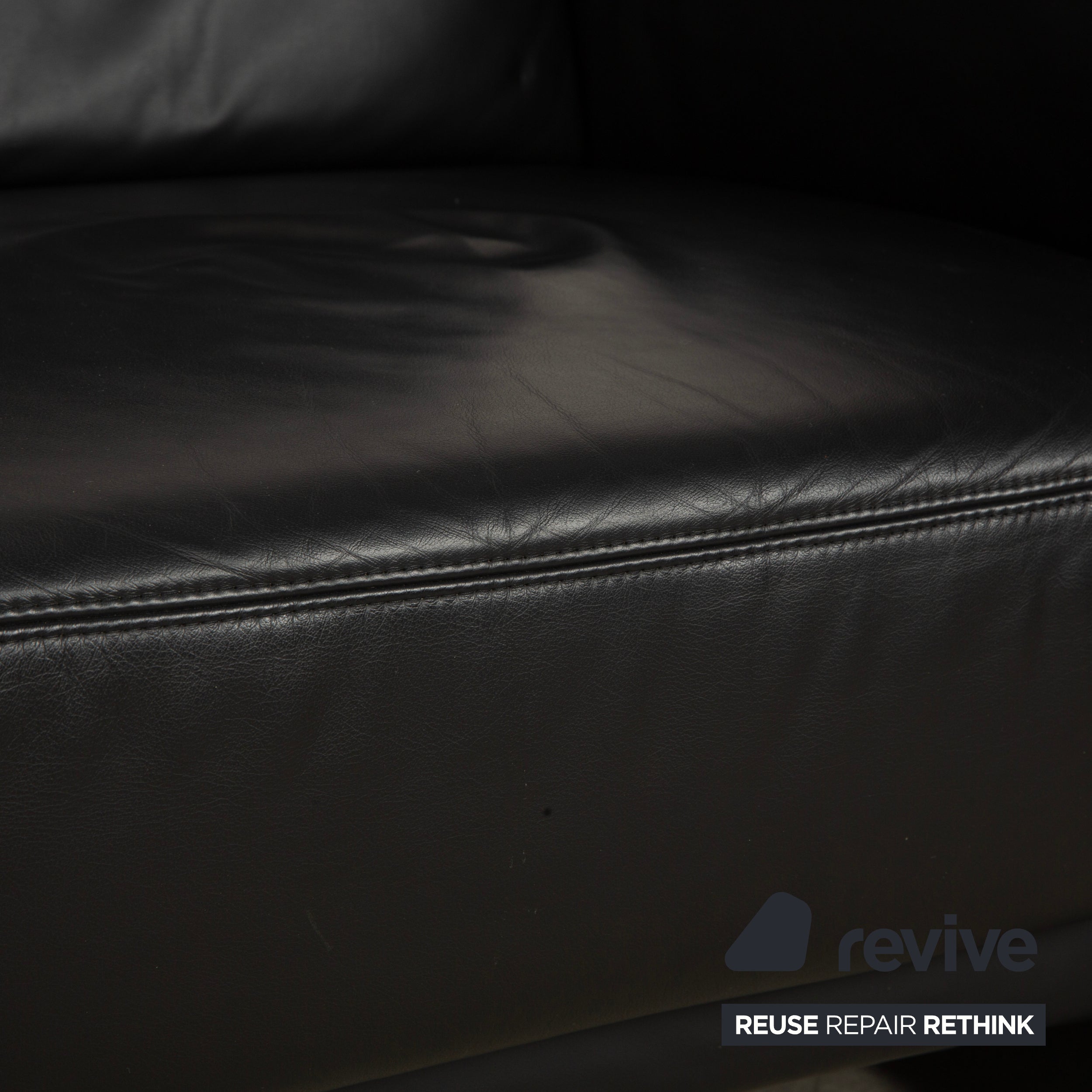 Koinor Leder Sessel Schwarz