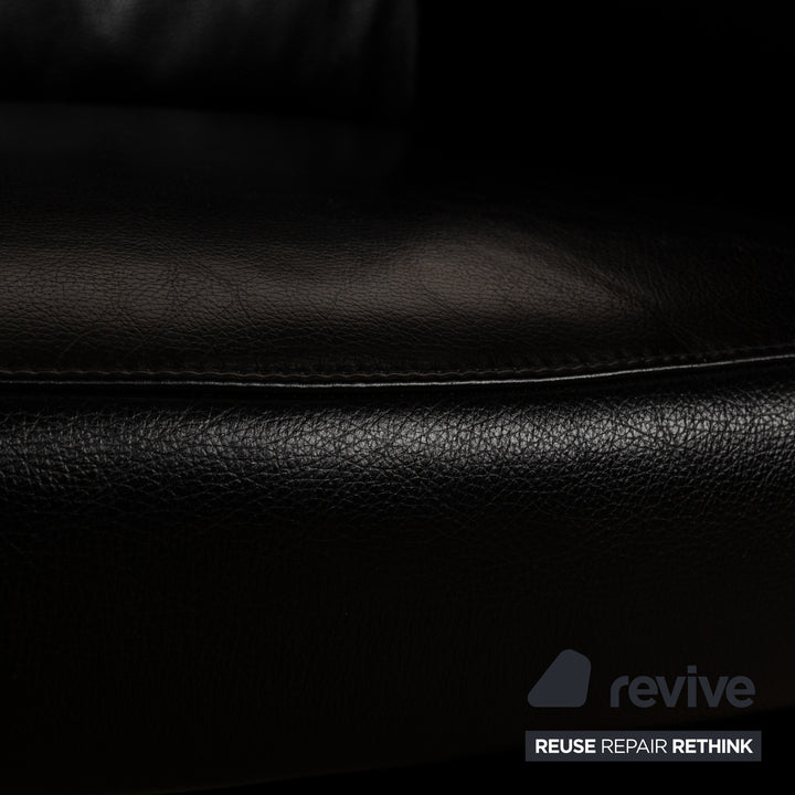 Koinor Leather Armchair Black