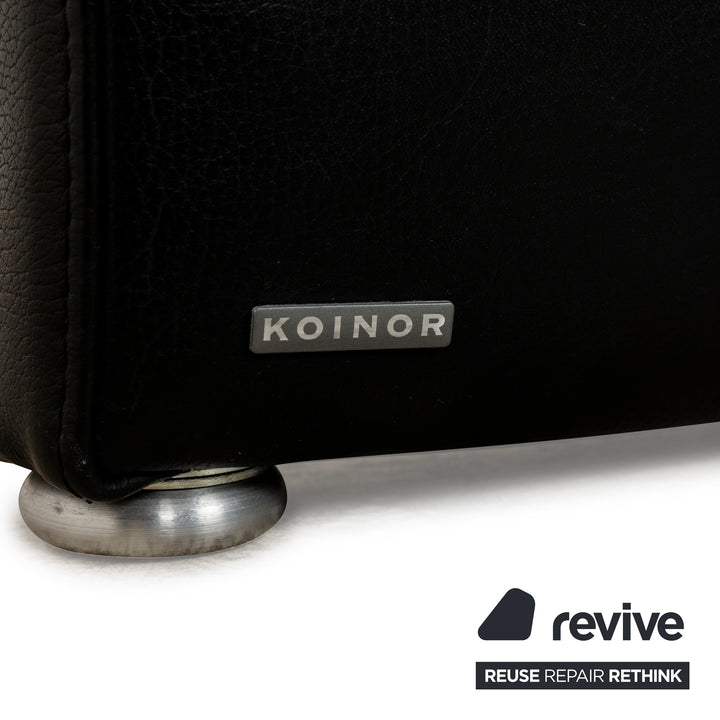 Koinor Leather Armchair Black