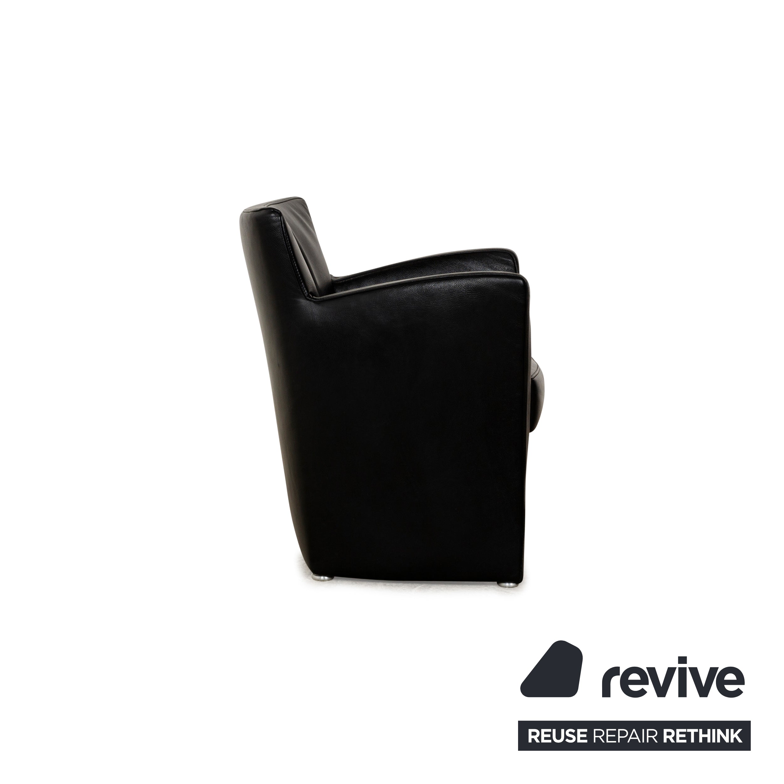 Koinor Leather Armchair Black