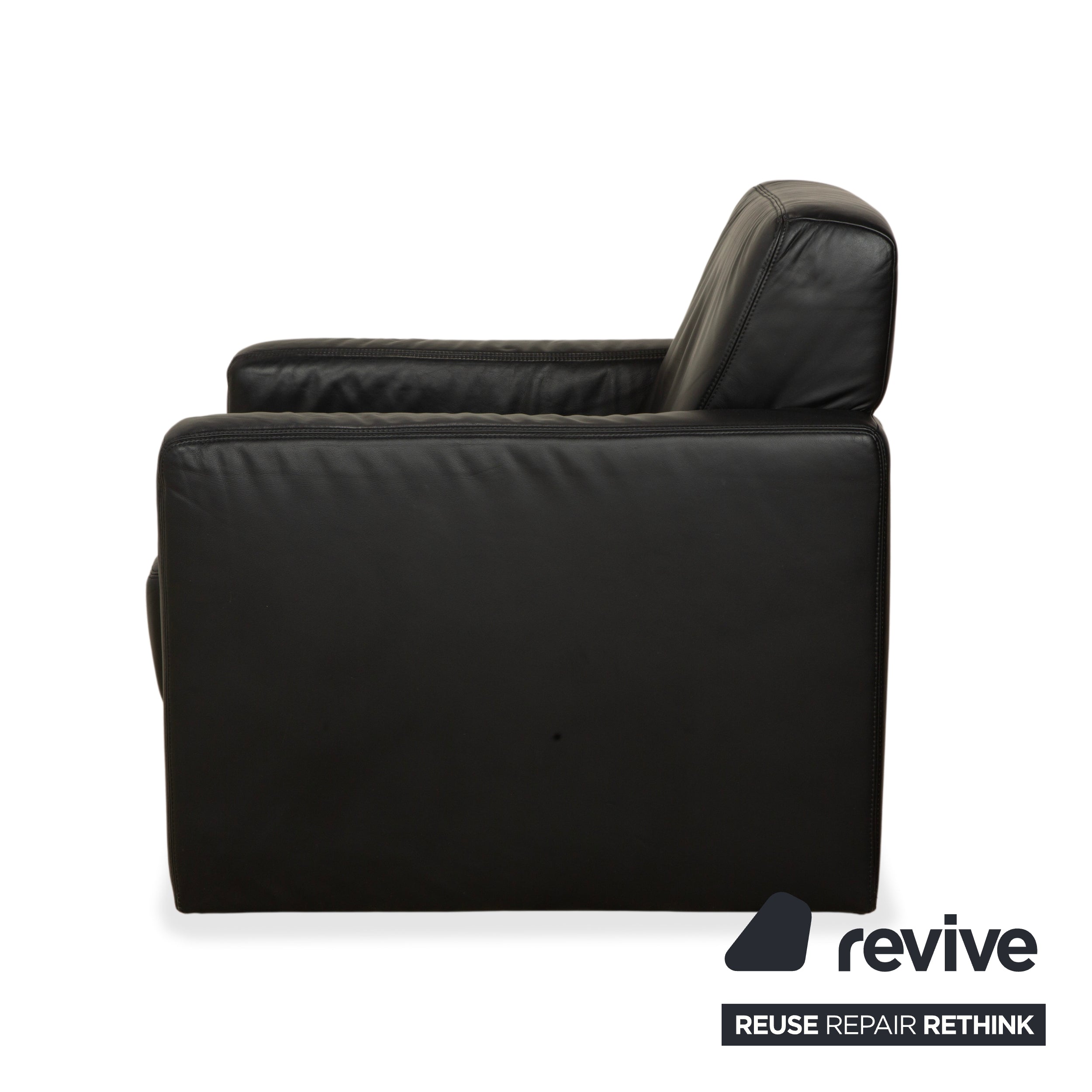 Koinor Leder Sessel Schwarz