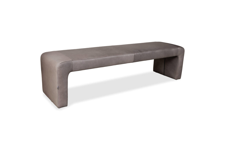 Banquette en cuir Koinor Gris Anthracite