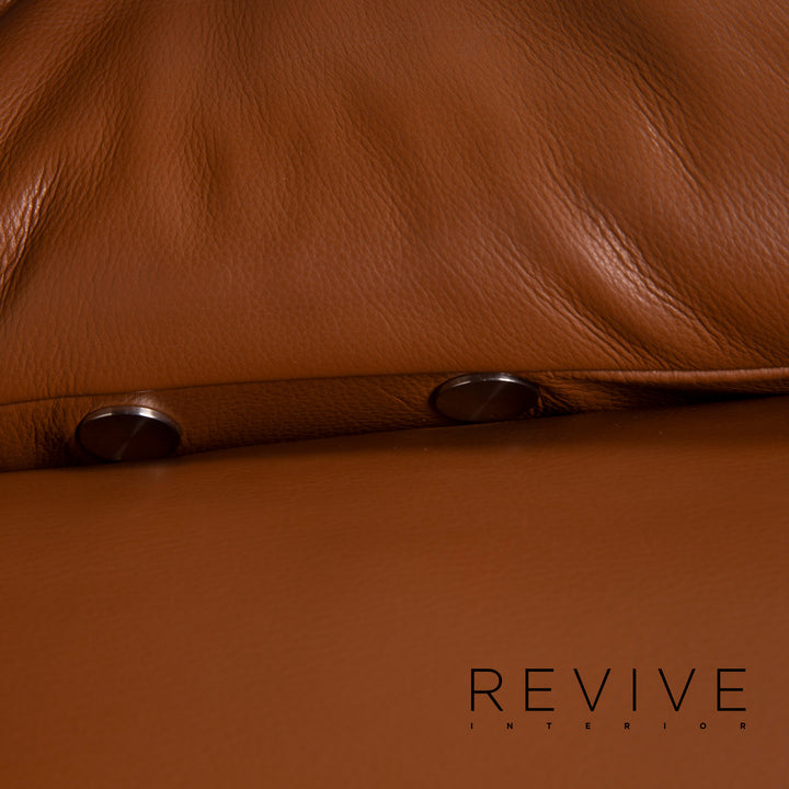 Koinor leather sofa brown corner sofa electr. Feature #15428