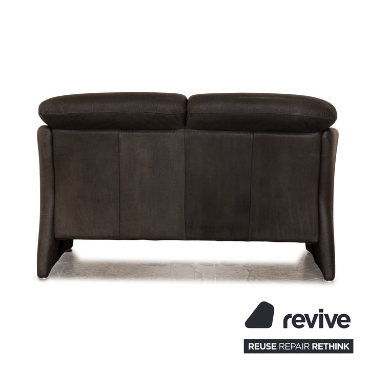 Koinor Leder Sofa Garnitur 2x Zweisitzer Anthrazit