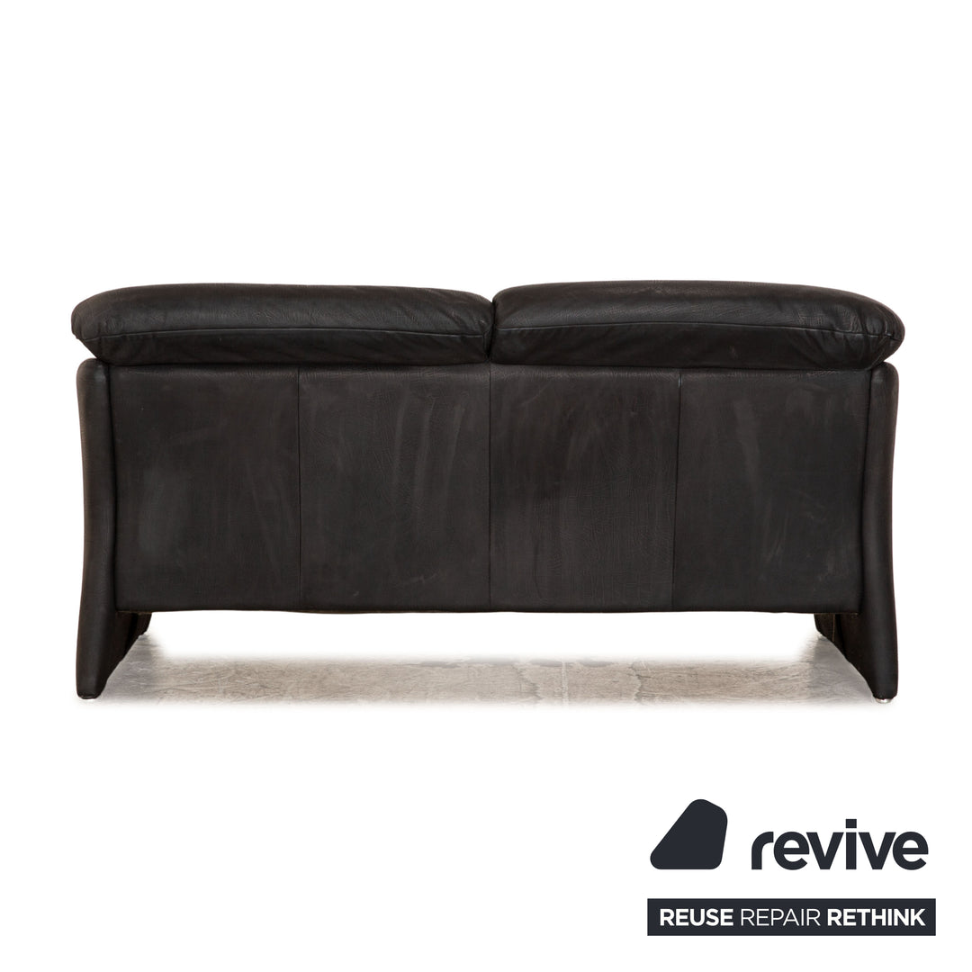 Koinor Leder Sofa Garnitur 2x Zweisitzer Anthrazit