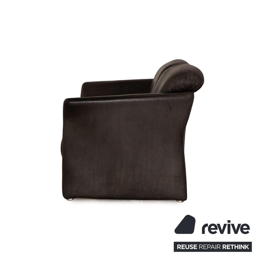 Koinor Leder Sofa Garnitur 2x Zweisitzer Anthrazit