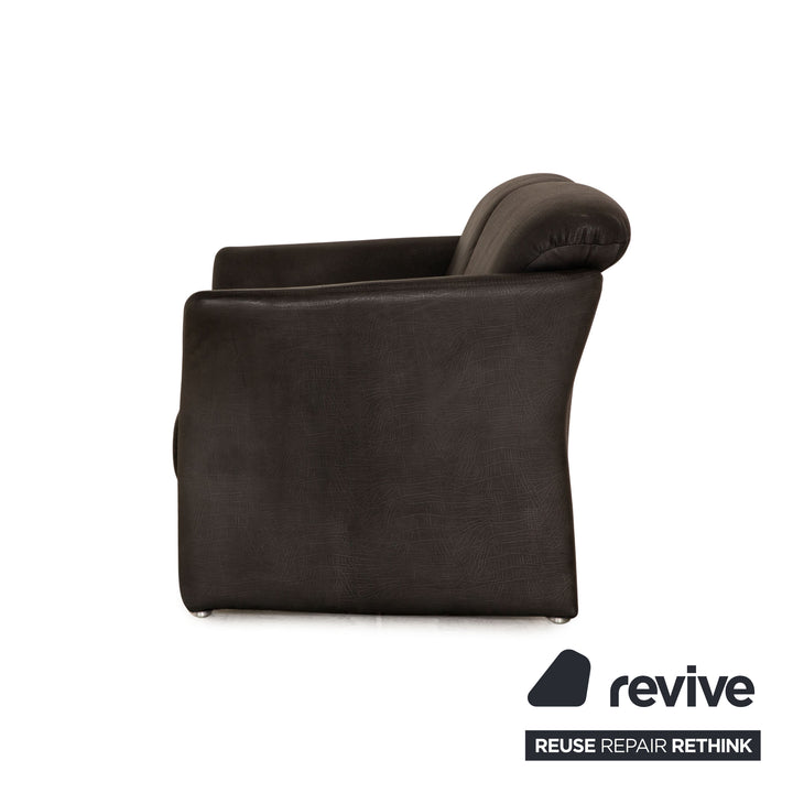 Koinor Leder Sofa Garnitur 2x Zweisitzer Anthrazit