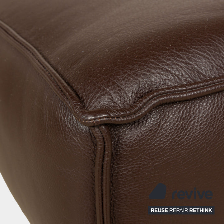 Koinor Liz leather lounger brown electr. function