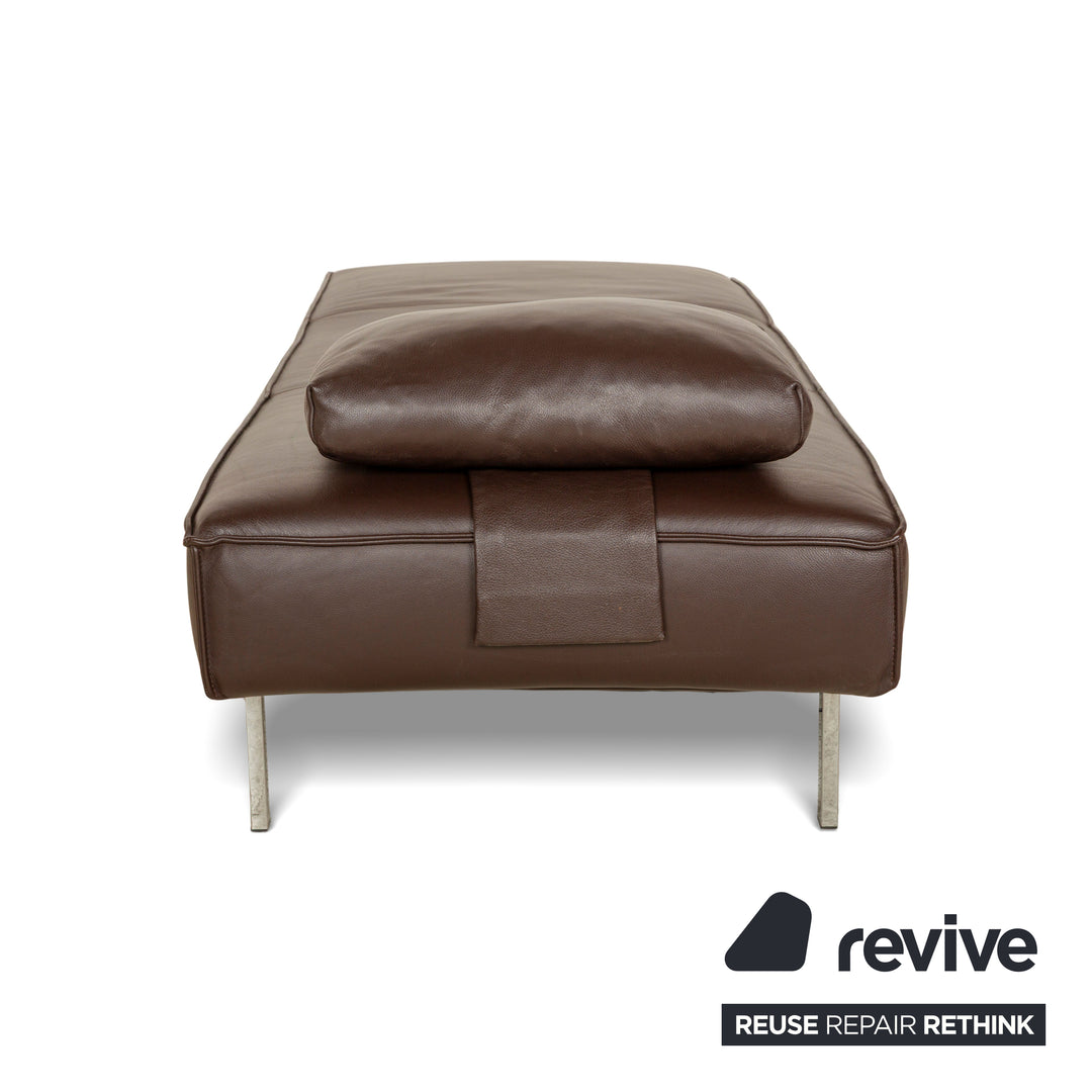 Koinor Liz leather lounger brown electr. function
