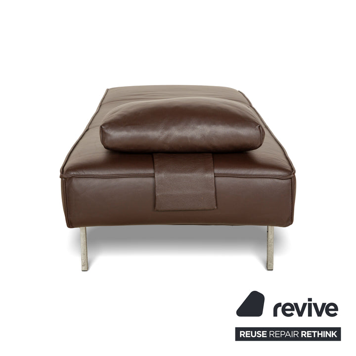 Koinor Liz leather lounger brown electr. function