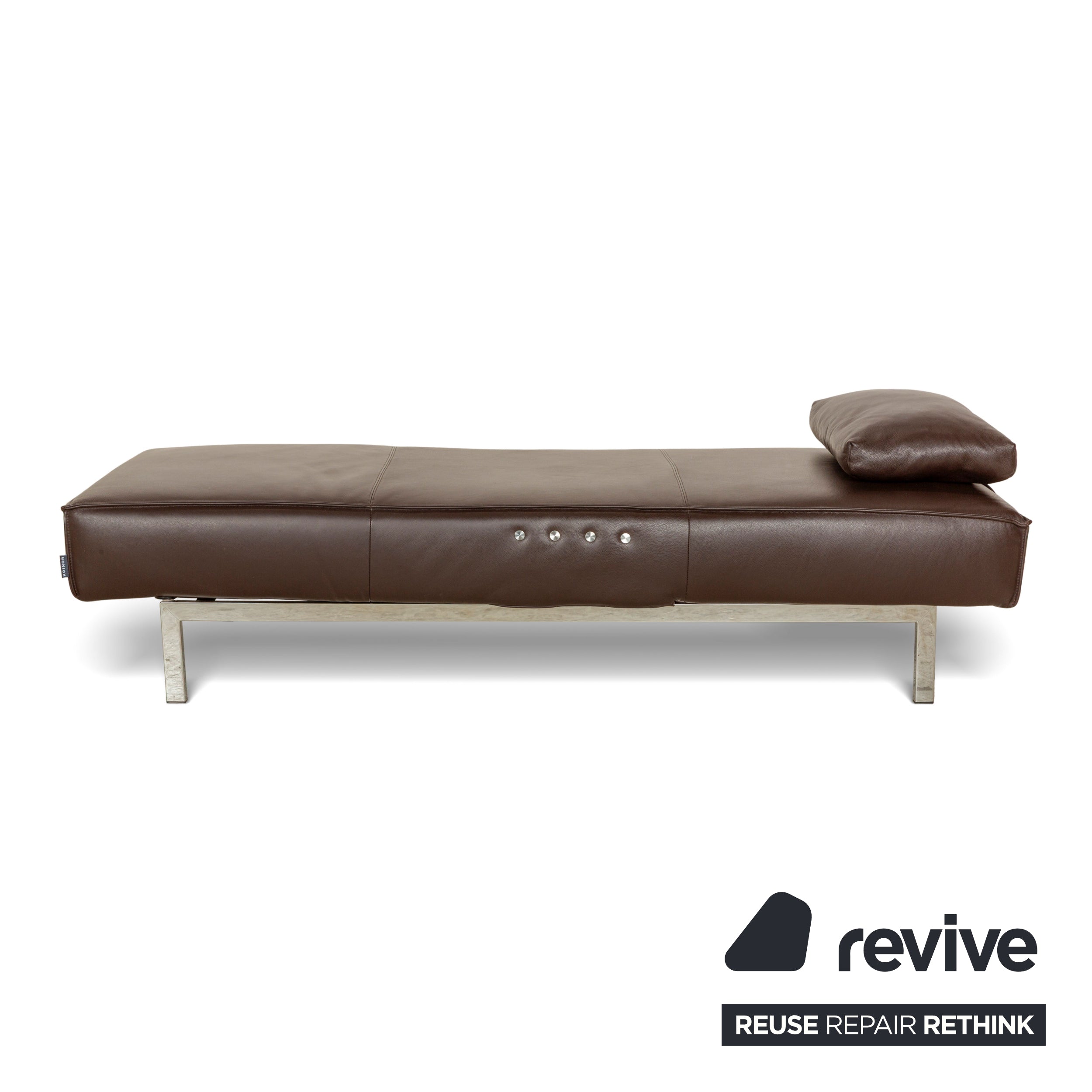 Koinor Liz leather lounger brown electr. function