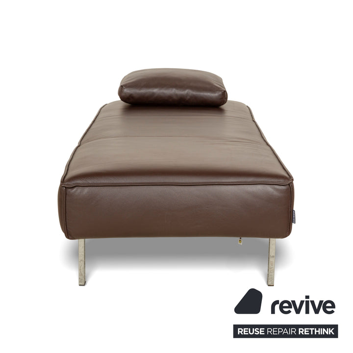 Koinor Liz leather lounger brown electr. function