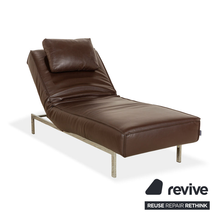 Koinor Liz leather lounger brown electr. function