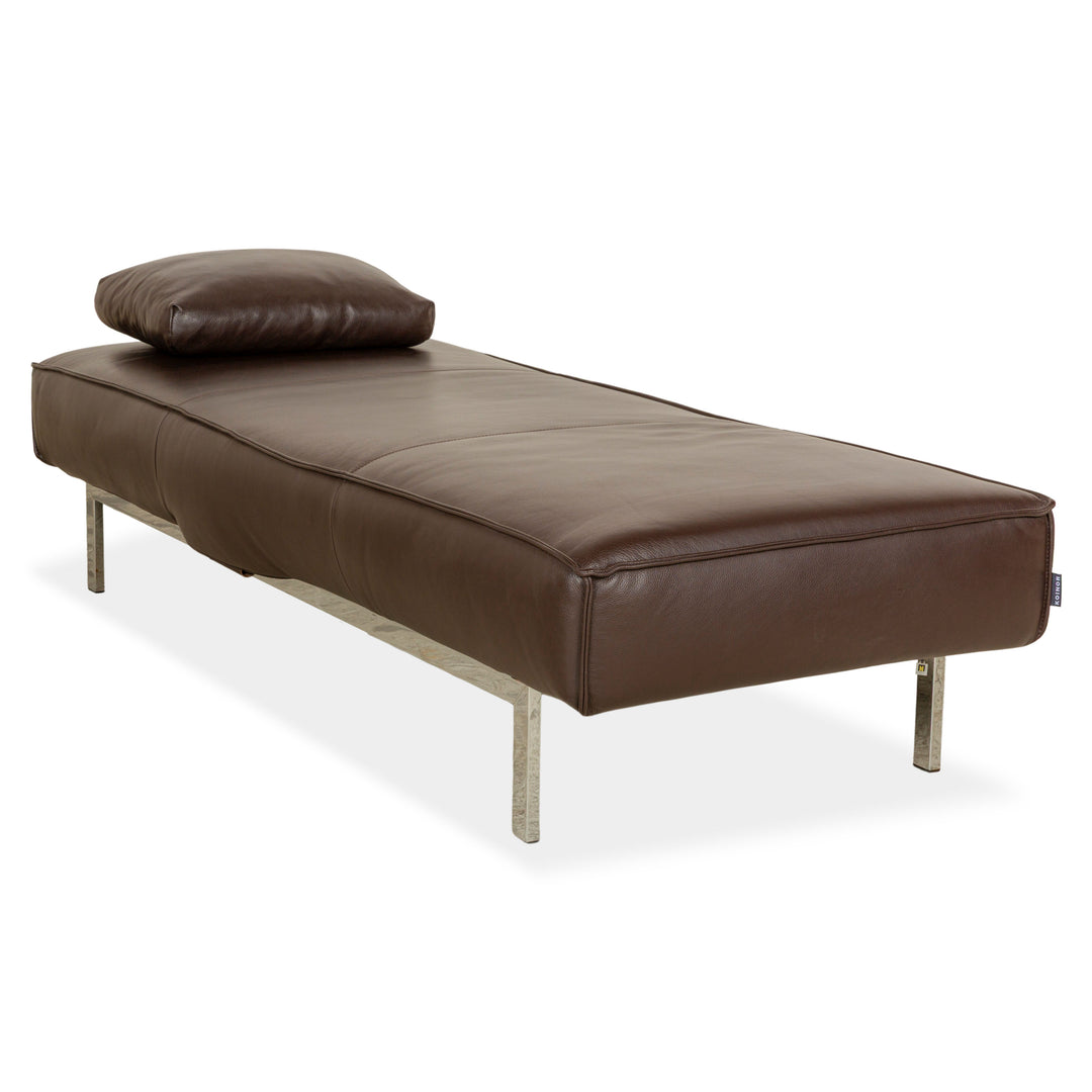 Koinor Liz leather lounger brown electr. function