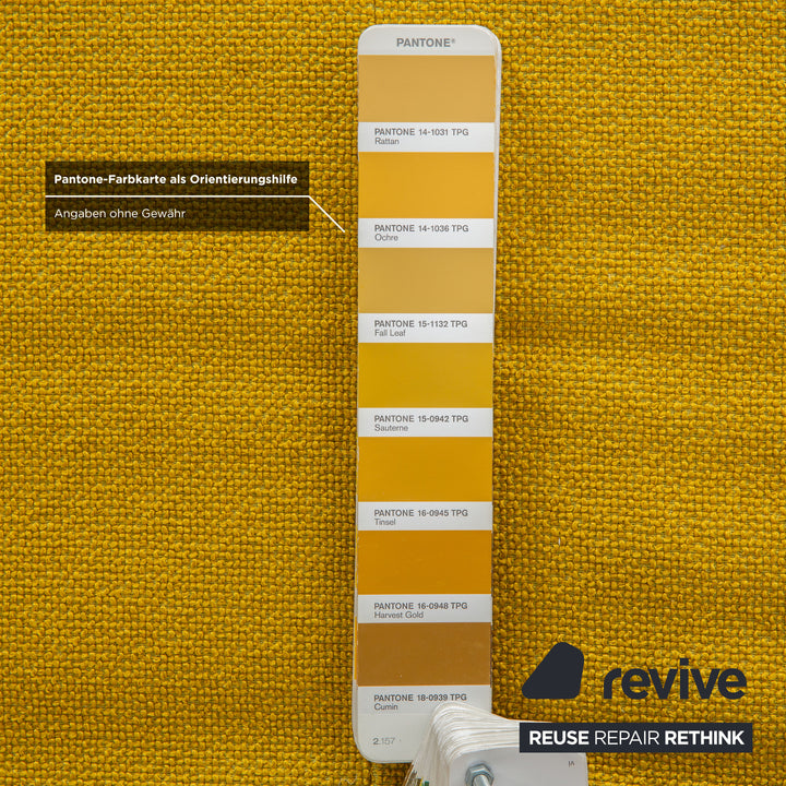 Koinor Liz Stoff Liege Gelb elektrische Funktion Daybed