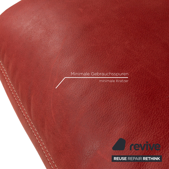 Koinor Marilyn Leather Stool Red manual function