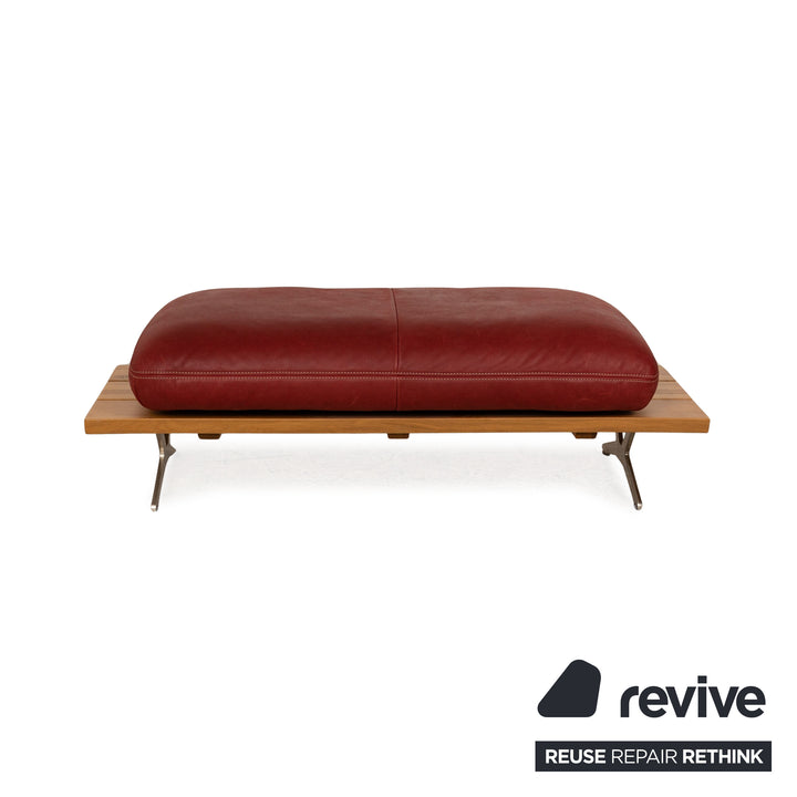 Koinor Marilyn Leather Stool Red manual function