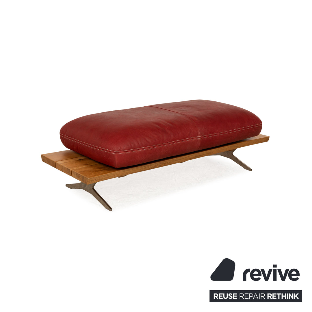 Koinor Marilyn Leather Stool Red manual function