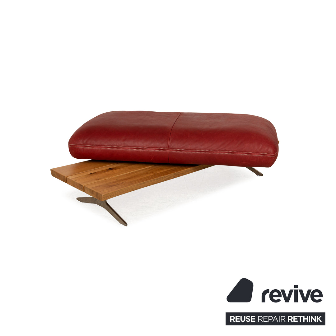 Koinor Marilyn Leather Stool Red manual function