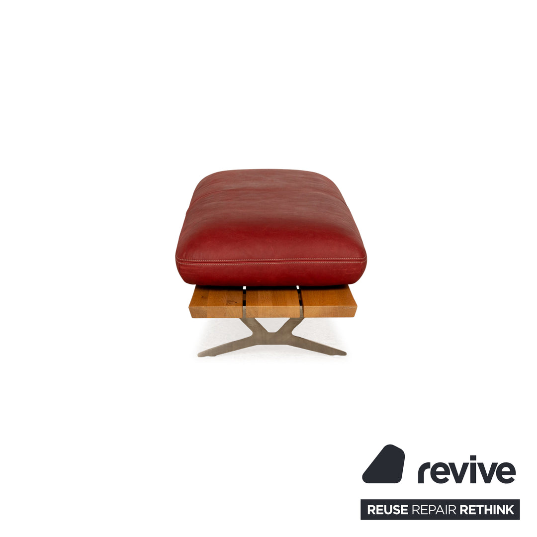 Koinor Marilyn Leather Stool Red manual function