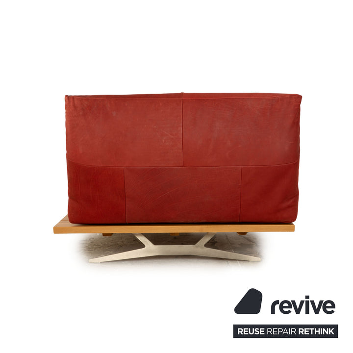 Koinor Marilyn Cuir Lounger Rouge fonction manuelle