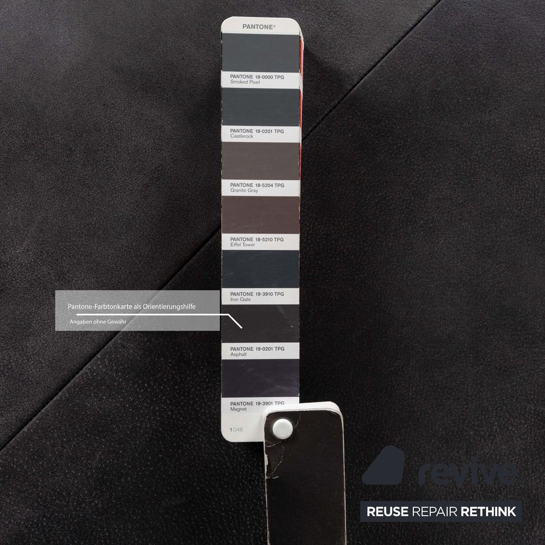 Fauteuil suspendu Koinor Marylin en cuir et métal gris et blanc