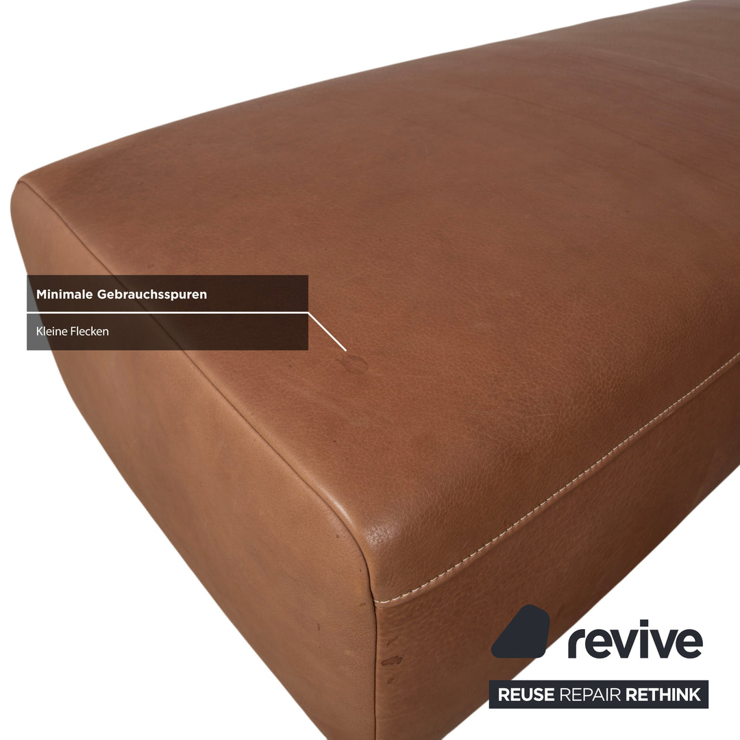 Koinor Norton Tabouret en cuir marron
