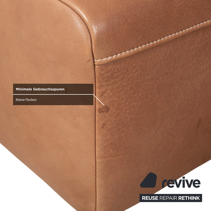 Koinor Norton Tabouret en cuir marron