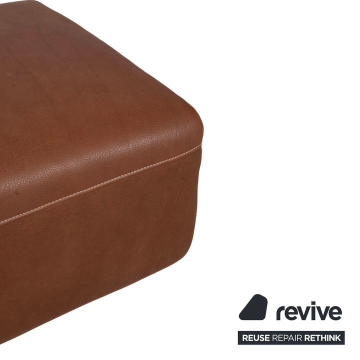 Koinor Norton Tabouret en cuir marron
