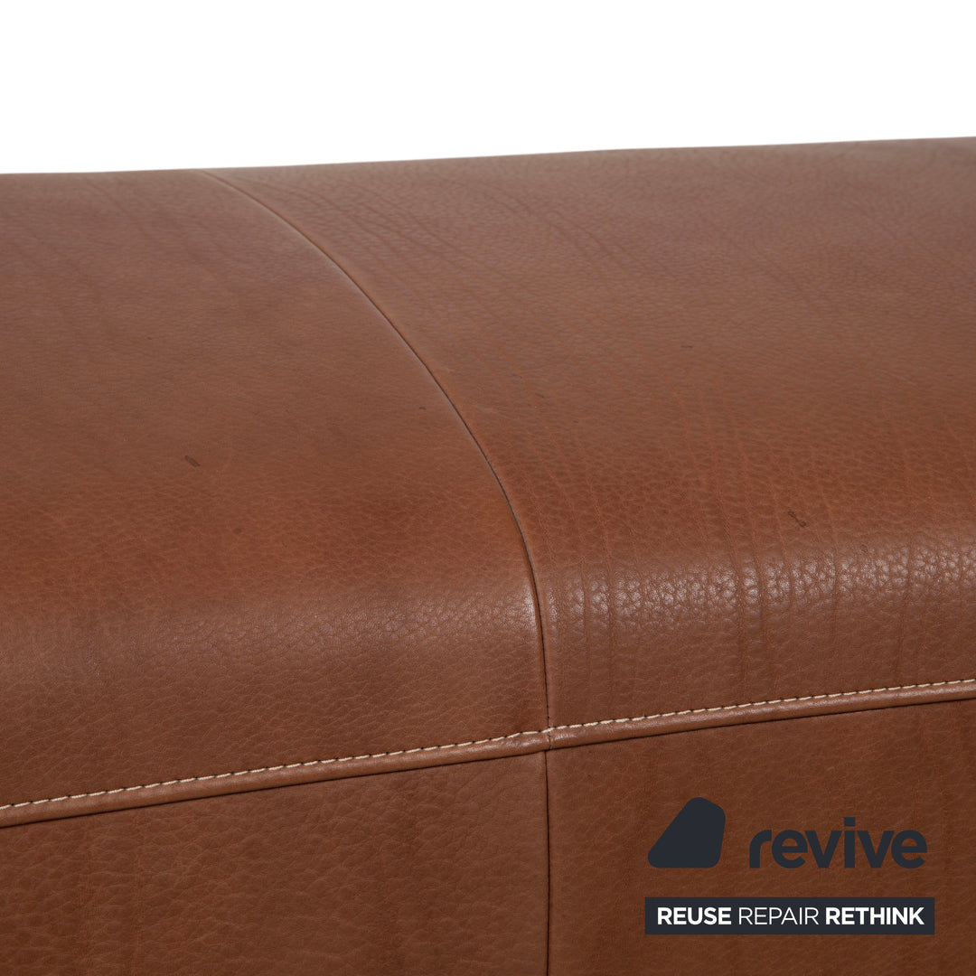 Koinor Norton Tabouret en cuir marron