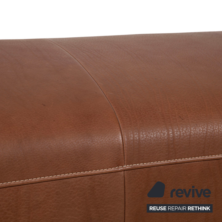 Koinor Norton Tabouret en cuir marron