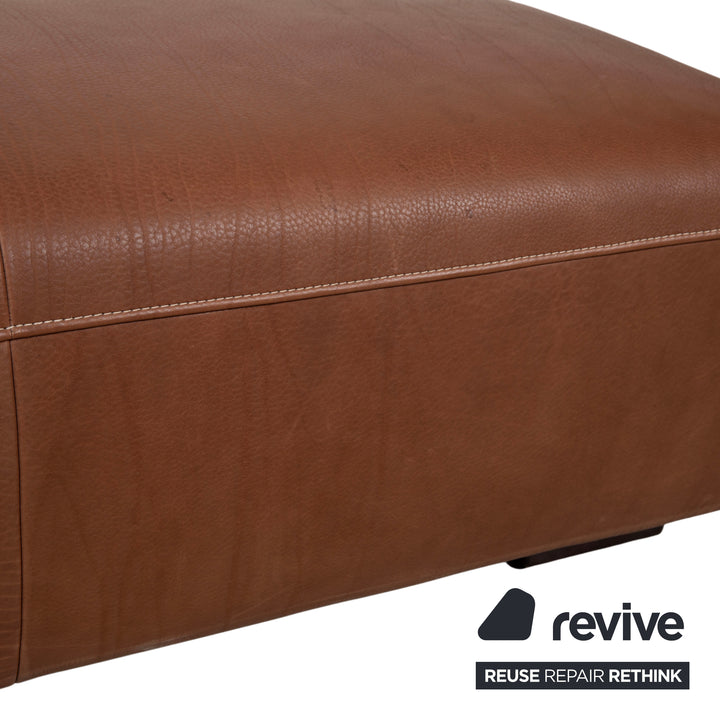 Koinor Norton Tabouret en cuir marron