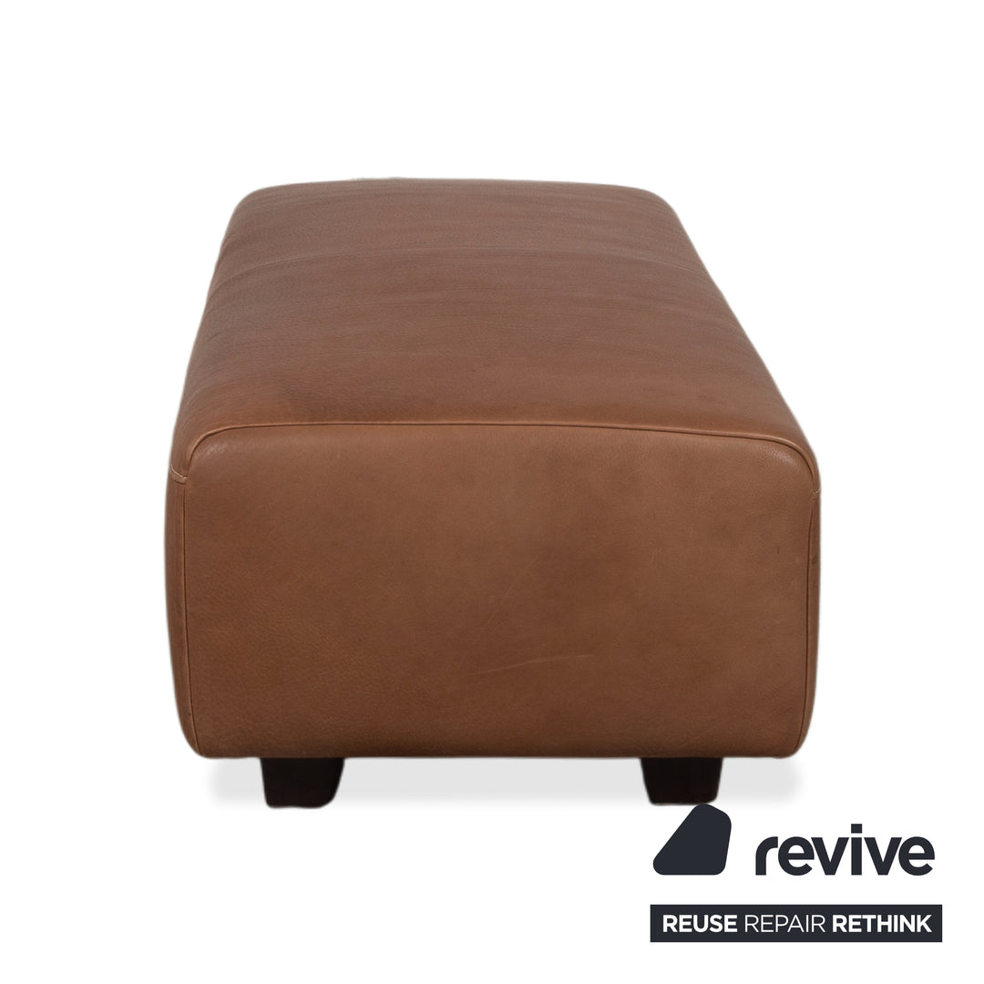 Koinor Norton Leder Hocker Braun