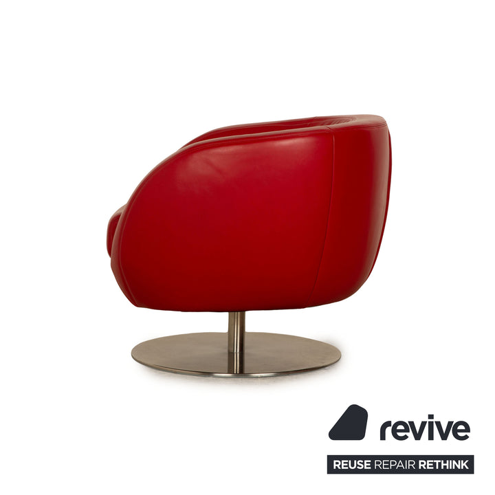 Koinor Pearl Leather Armchair Red manual function